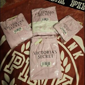 PINK Victoria's Secret Light Pink Sweatshirt & Hoodie Set